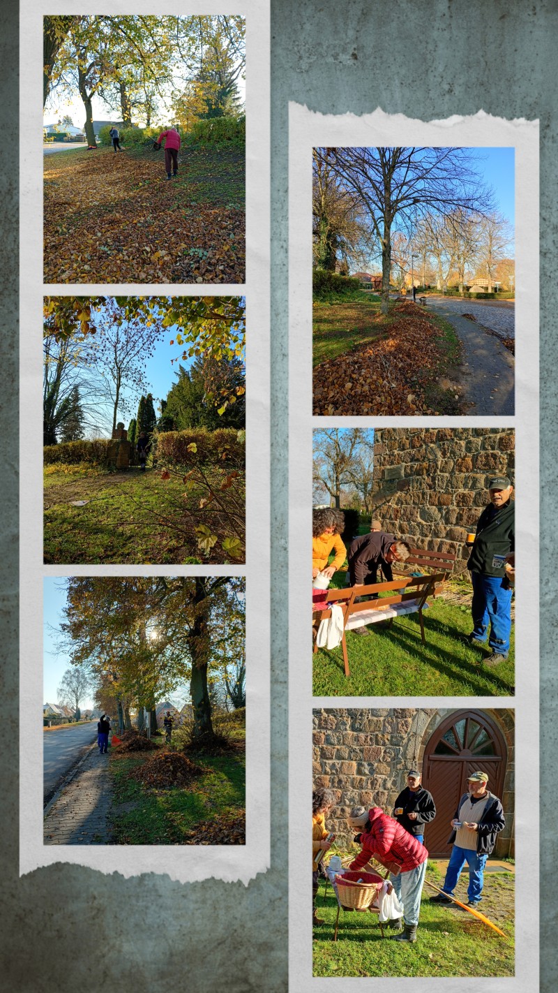 Herbstlaub Aktion Impressionen