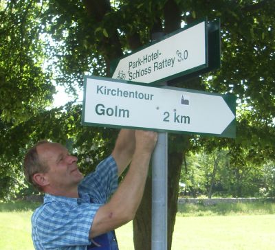 Vorbereitung der Tour